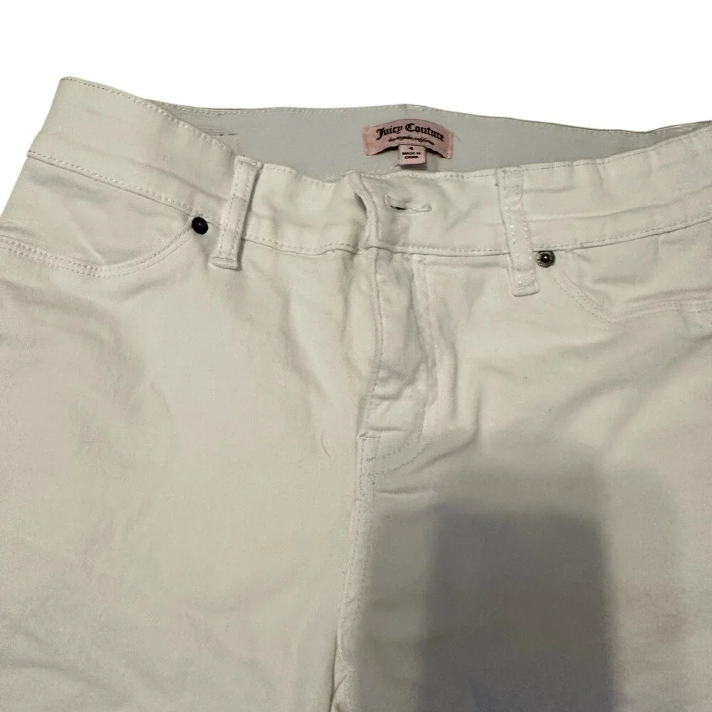 Juicy Couture White Denim Jeans Pants‎ Casual Everyday